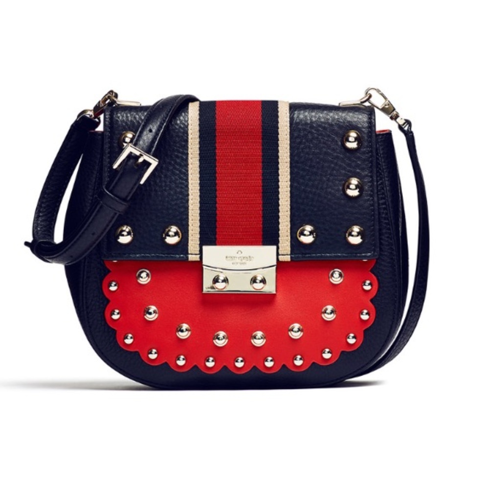 Kate Spade Black and Red Crossbody Bag